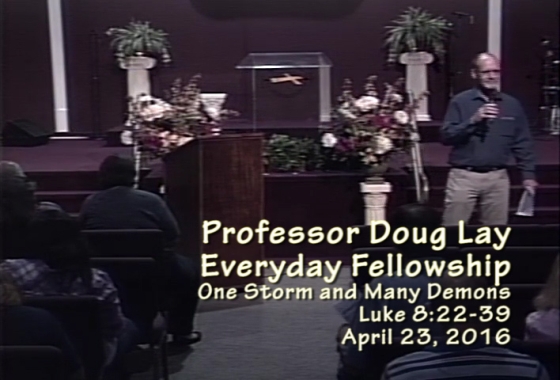 Professor Doug Lay Sermon 4-23-16