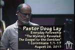 Sermon – Doug Lay – 8-26-17