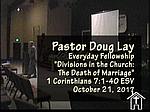 Sermon – Doug Lay – 10-21-17