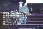 Sermon – Doug Lay – 11-23-19