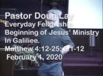 Sermon – Doug Lay – 2-1-20