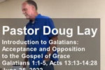 Sermon – Doug Lay – 6-25-22